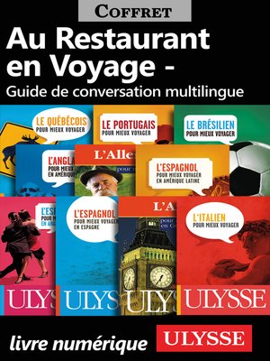 cover image of Au Restaurant en Voyage--Guide de conversation multilingue